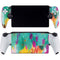 Turquoise Brush Stroke by Etta Vee PlayStation Portal Remote Player Skin