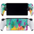 Turquoise Brush Stroke by Etta Vee PlayStation Portal Remote Player Skin