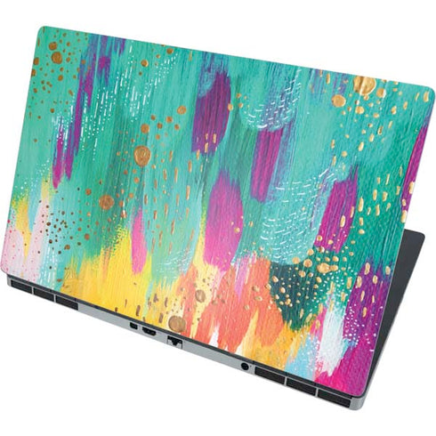 Turquoise Brush Stroke by Etta Vee Dell Precision Skin
