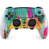 Etta Vee Turquoise Brush Stroke PS5 DualSense Edge Pro Controller Skin