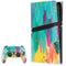 Turquoise Brush Stroke by Etta Vee PS5 Pro Bundle Skin