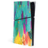 Turquoise Brush Stroke by Etta Vee PS5 Slim Digital Edition Console Skin