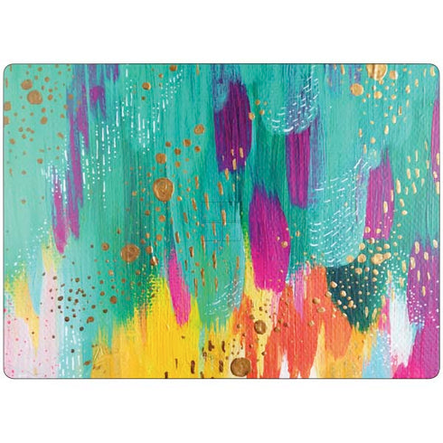 Turquoise Brush Stroke by Etta Vee Surface Laptop 7 15in Skin