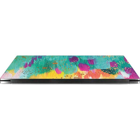 Turquoise Brush Stroke by Etta Vee Dell XPS Skin