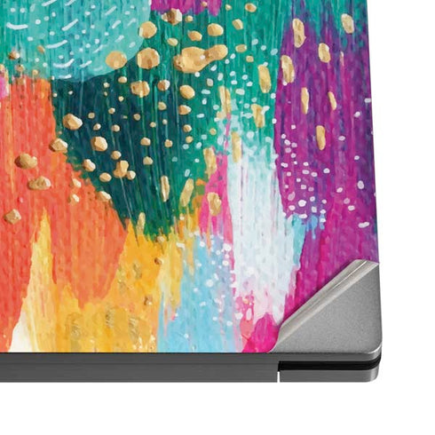 Turquoise Brush Stroke by Etta Vee Dell XPS Skin