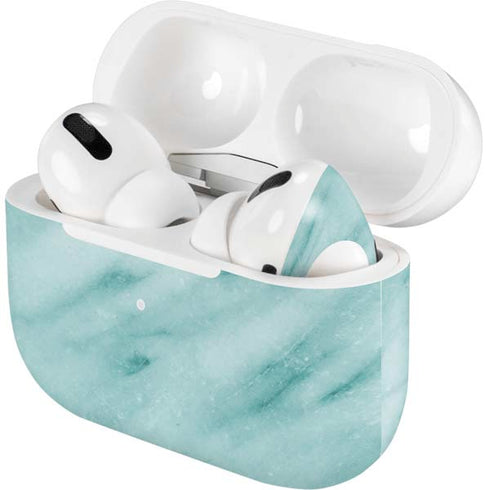Turquoise Marble AirPods Skins