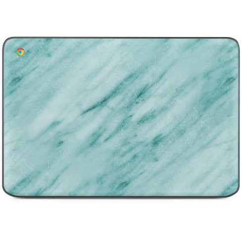 Turquoise Marble HP Chromebook Skin