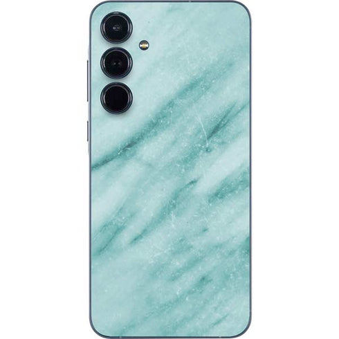 Turquoise Marble Galaxy A55 5G Skin