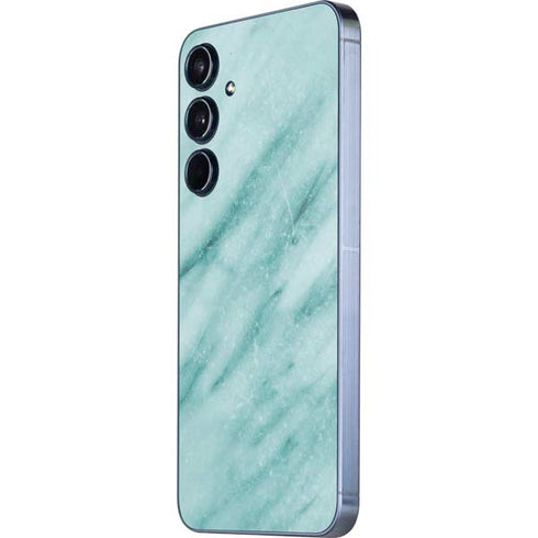 Turquoise Marble Galaxy A55 5G Skin