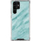 Turquoise Marble Galaxy S23 Ultra Clear Case