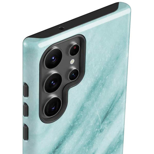 Turquoise Marble Galaxy S23 Ultra Pro Case