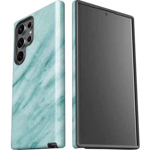 Turquoise Marble Galaxy S23 Ultra Pro Case