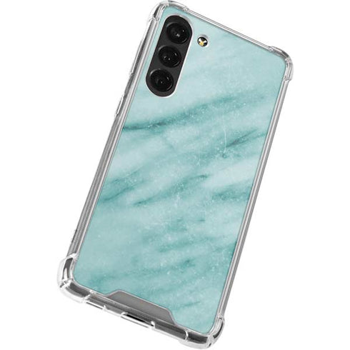 Turquoise Marble Galaxy S24 FE Clear Case