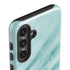 Turquoise Marble Galaxy S25 Impact Case