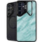 Turquoise Marble Galaxy S25 Kickstand Case