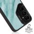 Turquoise Marble Galaxy S25 Kickstand Case