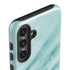 Turquoise Marble Galaxy S25 Plus Impact Case