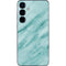 Turquoise Marble Galaxy S25 Plus Skin