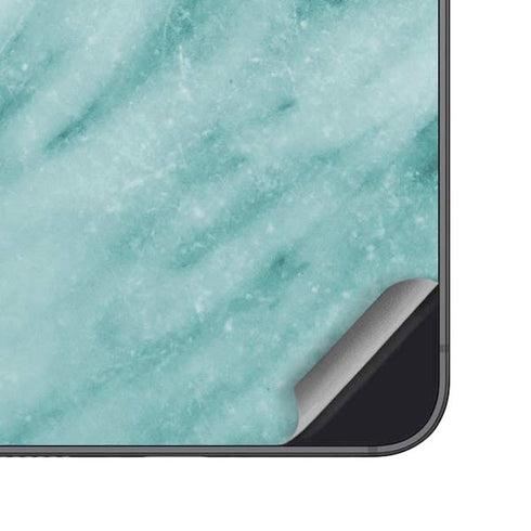 Turquoise Marble Galaxy S24 Plus Skin