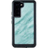Turquoise Marble Galaxy S24 Plus Waterproof Case