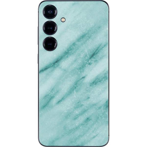 Turquoise Marble Galaxy S25 Skin