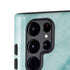 Turquoise Marble Galaxy S25 Ultra Impact Case