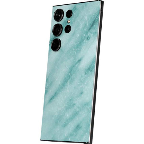 Turquoise Marble Galaxy S25 Ultra Skin