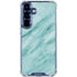 Turquoise Marble Galaxy S25 Clear Case