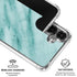 Turquoise Marble Galaxy S26 Clear Case