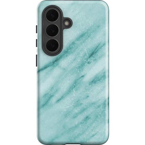 Turquoise Marble Galaxy S26 Impact Case