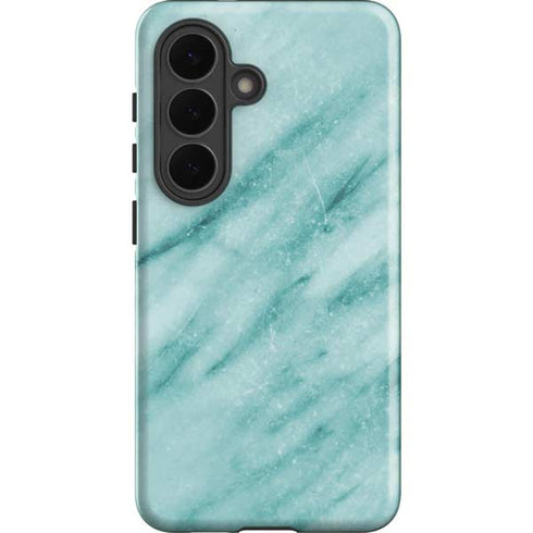 Turquoise Marble Galaxy S26 Plus Impact Case