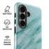 Turquoise Marble Galaxy S26 Plus Impact Case