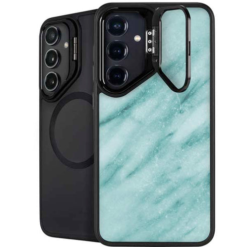 Turquoise Marble Galaxy S26 Plus Kickstand Case