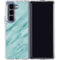 Turquoise Marble Galaxy Z Fold5 5G Clear Case