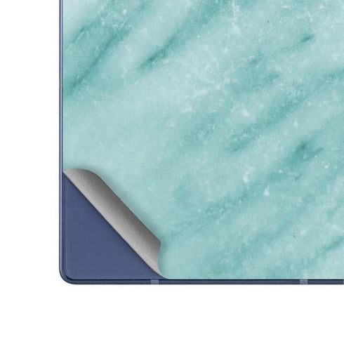 Turquoise Marble Galaxy Z Fold6 Skin