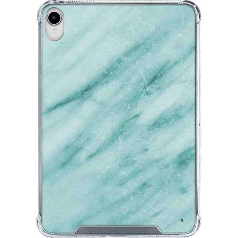 Turquoise Marble iPad 11th Gen (2025) Clear Case