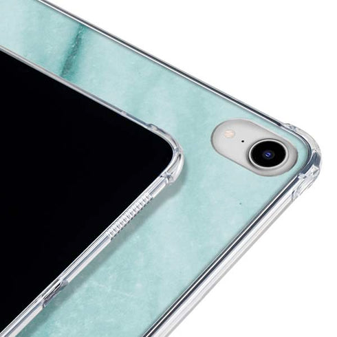 Turquoise Marble iPad 11th Gen (2025) Clear Case