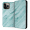 Turquoise Marble iPhone 13 Pro Max Folio Case