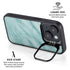 Turquoise Marble iPhone 14 Kickstand Case