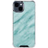 Turquoise Marble iPhone 15 Clear Case