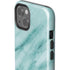 Turquoise Marble iPhone 15 Impact Case