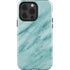 Turquoise Marble iPhone 15 Pro Impact Case