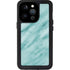 Turquoise Marble iPhone 15 Pro Waterproof Case