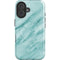 Turquoise Marble iPhone 16 Magsafe Impact Case
