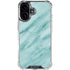Turquoise Marble iPhone 16 Plus Clear Case