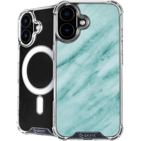 Turquoise Marble iPhone 16 Plus MagSafe Case
