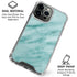 Turquoise Marble iPhone 16 Pro Clear Case