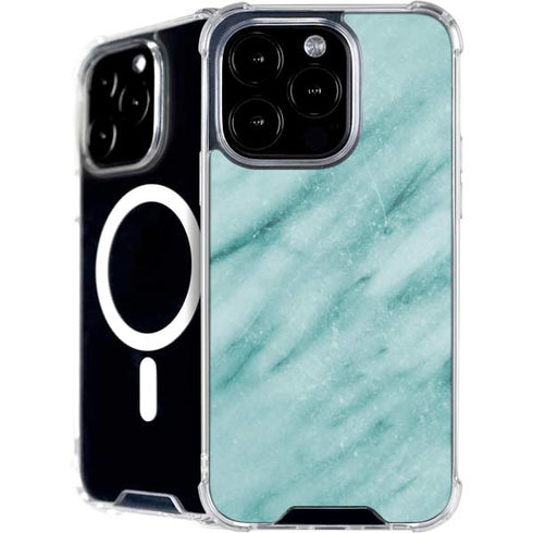 Turquoise Marble iPhone 16 Pro MagSafe Case