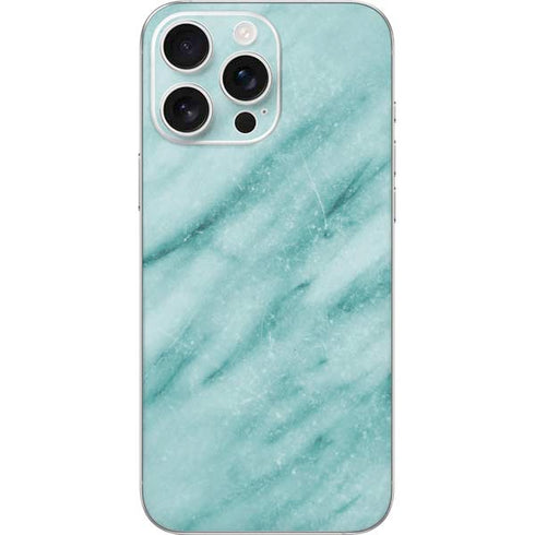 Turquoise Marble iPhone 16 Pro Max Skin