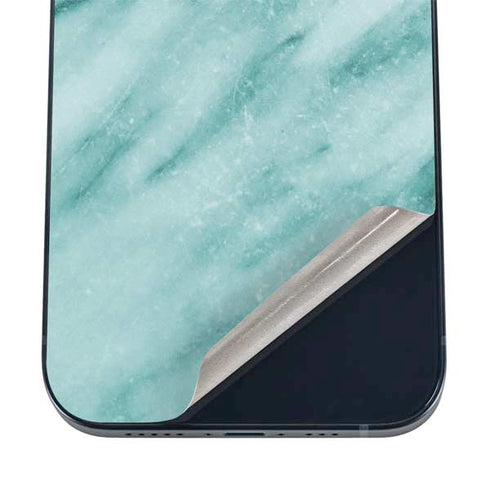 Turquoise Marble iPhone 16 Skin